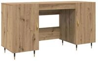 vidaXL Schreibtisch Schreibtisch Artisan-Eiche Holzwerkstoff 140 x 50 x 75 cm (1-St)