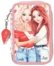 Depesche Federm&auml;ppchen TOPModel 2-Fach Federtasche HEART TO HEART, (1-tlg)