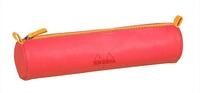 EXACOMPTA Organizer rundes Schlamperm&auml;ppchen 21,5x&Oslash;5cm Kunstleder Koralle 319010C,