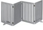 relaxdays Universalschutzgitter Graues Absperrgitter 70 cm, 4 Panel grau 207 cm x 70