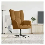 vidaXL Relaxsessel, Relaxsessel Braun Samt