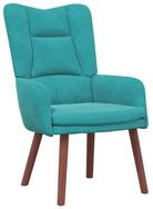 vidaXL Sessel Sessel T&uuml;rkis 63 x 67 x 94 cm Samt (1-St)