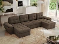 MKS M&Ouml;BEL Ecksofa UMBRIA U, Set, Schlafsofa U-form, Wellenfedern, T30-Schaum,