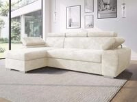 MIRJAN24 Ecksofa Plaza L, mit Bettkasten und Schlaffunktion, Regulierbare