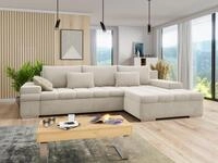 MIRJAN24 Ecksofa Bangkok Premium, mit Bettkasten und Schlaffunktion, Moderne L-Form,