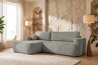 WFL GROUP Ecksofa Marion 4-Sitzer in L-Form mit Schlaffunktion & Stauraum, MADE IN