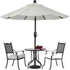 LuxusKollektion Sonnenschirm Sonnenschirm 230 cm Strandschirm UPF 50+ Wasser-,