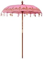 vidaXL Sonnenschirm Balinesischer Sonnenschirm Rosa 185 x 185 x 260 cm