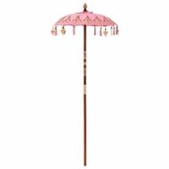 vidaXL Sonnenschirm Balinesischer Sonnenschirm Rosa 125 x 125 x 260 cm