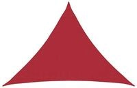 vidaXL Sonnensegel Sonnensegel Rot 7 x 5 x 5 m HDPE, (1-tlg)