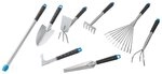 Haushalt International Gartenpflege-Set 8-tlg. Gartenwerkzeug-Set 7 Teile + 1 Griff