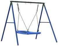 vidaXL Spielturm Schaukel-Set mit Nestschaukel
