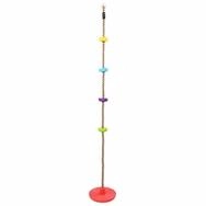 vidaXL Spielturm Kletterseil Mehrfarbig 30 x 30 x 200 cm Kunststoff
