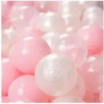KiddyMoon B&auml;llebad-B&auml;lle ZK6 (Baby Plastikb&auml;lle Spielb&auml;lle), Made in Europe rosa
