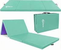 eyepower Weichbodenmatte 180 x 60 x 5 cm - XL Turnmatte f&uuml;r Zuhause - Faltbare