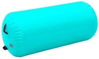 vidaXL Fitnessrolle, Aufblasbare Gymnastik-Rolle mit Pumpe 120x75 cm PVC Gr&uuml;n
