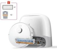 Roborock Saugroboter Qrevo Curv 2 FlowX, White, 65 W, mit Beutel, Automatische