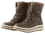 TOM TAILOR Stiefelette Lederimitat . Schn&uuml;rstiefelette braun 39 EU