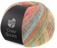 LANA GROSSA Meilenweit 100 g COSY SOCKS DREAM H&auml;kelwolle, 400 m (Flauschige