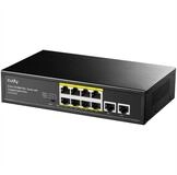 cudy FS1010PG 8-Port 10/100M PoE+ Switch 2 Gigabit Uplink Ports 120W Netzwerk-Switch