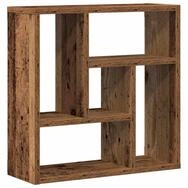 vidaXL Regal Wandregal Altholz-Optik 45x16x45 cm Holzwerkstoff, 1-tlg.