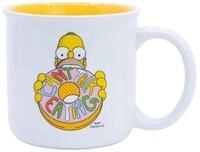 The Simpsons Tasse Homer Gesicht Keramik Fr&uuml;hst&uuml;ckstasse 400 ml in Geschenkbox,
