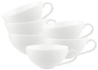 Villeroy & Boch Tasse Anmut Teetassen 140 ml 6er Set, 6-tlg., Porzellan
