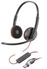 Polycom Poly Blackwire 3210 Mono-USB-C-Headset schwarz +US Headset