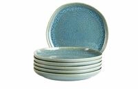 M&Auml;SER Dessertteller Cordelia, Teller Set aus Steinzeug, (6 St), Geschirr-Set