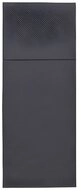 PAPSTAR Papierserviette 300 x ROYAL Collection 40 cm x 30 cm schwarz mit Besteckfalz