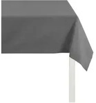 APELT Tischdecke 4362 Rips - UNI (1-tlg), Wasser- und Schmutzabweisend grau