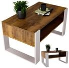 CraftPAK Couchtisch Wohnzimmer Tisch f&uuml;r Couch - mit zus&auml;tzlicher Ablagefl&auml;che