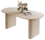 Lookway Esstisch OVI Tisch mit geriffeltem Gestell Hochglanz (1x Tisch), Breite: 180