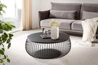 SalesFever Couchtisch Coffeetable Wohnzimmertisch im minimalistischen Stil, 10 mm