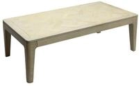 Wohnling Couchtisch WL7.587 Sofatisch white wash 120cm Wohnzimmertisch Loungetisch