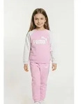 PUMA Trainingsanzug MINICATS ESS RAGLAN CREW SET FL INF (2-tlg), 2-teilig, mit