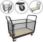 TRUTZHOLM Transportwagen Gitterwagen Plattformwagen 500 kg 119x67x107cm Vierwandwagen