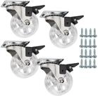 SO-TECH&reg; M&ouml;belrolle Lenkrollen RAPID inkl. Schrauben, belastbar bis 35 kg / St.,