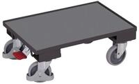 CORDES Regal VarioFit Euro-System-Roller mit Boden 10 mm Rand RAL 7016
