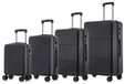 YONSLY Kofferset Reisekoffer-Set aus ABS und Aluminium mit Gr&ouml;&szlig;en S, M, L und XL, 4