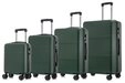 YONSLY Kofferset Reisekoffer-Set aus ABS und Aluminium mit Gr&ouml;&szlig;en S, M, L und XL, 4