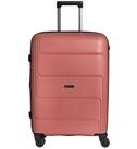 CHECK.IN&reg; Koffer St. Louis - 4-Rollen-Trolley 67 cm erw. (altrosa), 4 Rollen