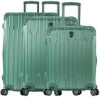 Heys Koffer Xtrak - 4-Rollen-Trolley Set 3tlg. erw. (midnight green), 4 Rollen