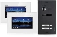 Balter Video-T&uuml;rsprechanlage Video T&uuml;rsprechanlage f&uuml;r 2 Familienhaus, 2x Monitore
