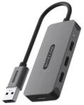 Sitecom CN-5008 USB-Adapter USB-A Stecker zu USB-C Buchse, 15 cm, USB-A zu 4x USB-C,