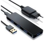 Primewire 4-Port aktiver Ultra Slim USB 3.2 Hub / Verteiler, Netzteil, Hot-Plug