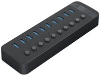 ORICO Orico CT2U3-10AB USB Hub 10-Port USB-A 3.0 Schwarz USB-Adapter