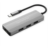 VALUE USB 3.2 Gen 1 Hub, 4fach Computer-Adapter USB Typ C (USB-C) M&auml;nnlich (Stecker)