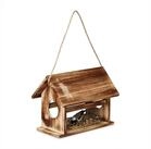 relaxdays Vogelhaus Vogelfutterhaus aus Holz
