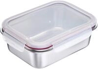 WESTMARK Lunchbox Edelstahl Lunch Box/ Frischhaltedose, 1300 ml, Edelstahl 18/8,